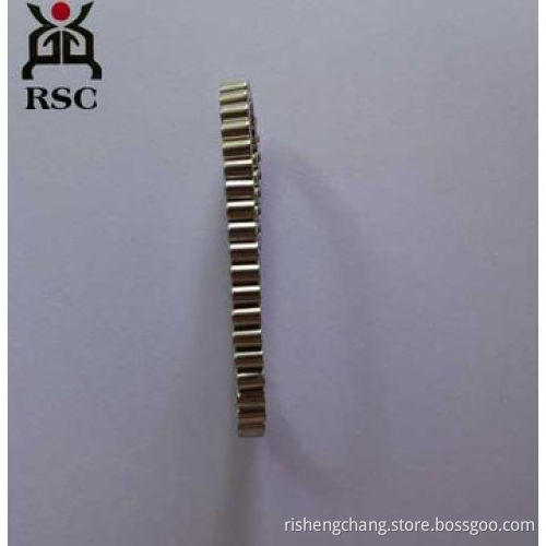 Rare earth neodymium magnet, used in motor, sized 2.6*1.3*3.6mm, covered with nickel